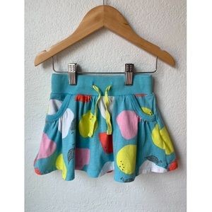 Mini Boden Jersey Skort Size 2-3 Years - Fruit